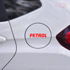 Petrol Warning Sticker for Bikes & Cars