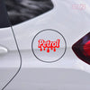 Petrol Fuel Use Caution Sticker Decal