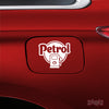 Bright Petrol Label for Vehicle Clarity