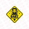 Baby on Board Safety Notice for Roads