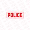 Police Awareness Vehicle Decal for Road Safety