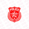 Elegant Police Emblem Decal for SUVs