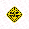 Baby on Board Car Sign for Safe Driving