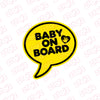 Baby on Board Sign for Peaceful Driving