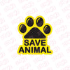 Save Wildlife Vehicle Awareness Tag