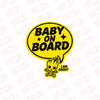 Baby on Board Sign for Driver Awareness