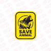 Animal Protection Awareness Sticker