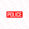 Stylish Police Badge Decal for Cars