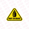 Cute and Safe Baby on Board Decal Design