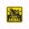 Animal Rescue Advocate Vehicle Sticker