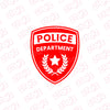 Bold Police Badge Sticker for SUVs