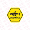 Wildlife Protection Car Window Decal