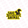 Compact Wildlife Conservation Decal