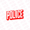 Police Duty Emblem Decal for Vehicles