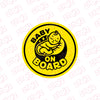 Adorable Baby on Board Car Decal