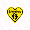 Premium Baby on Board Sticker for Vehicles