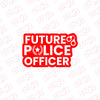 Road Safe Police Car Window Sticker