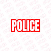 Bold Police Emblem Decal for Cars