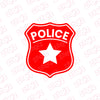 Classic Police Emblem Vehicle Decal