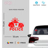 Police Patrol Service Badge Sticker for Road Safety