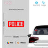 Stylish Police Badge Decal for Cars