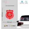 Elegant Police Emblem Decal for SUVs