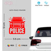 Police Patrol Awareness Car Window Decal