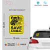 Bold Design Save Animals Emblem