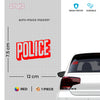 Police Duty Emblem Decal for Vehicles