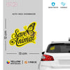 Save Animals Awareness Car Sign