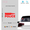 Patriotic Police Badge Sticker for Vehicles