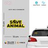 Eco-Friendly Save Animals Sticker