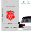 High-Quality Police Badge Decal for Cars