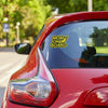 Bold Colors Mom on Board Sticker for Cars