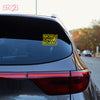 Bold Colors Mom on Board Sticker for Cars