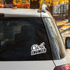 Bold Civil Engineer Car Decal