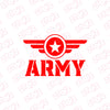 Proud Army Officer on Board Sticker