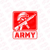 Army Life Decal for Cars and SUVs