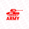 Road Awareness Army Shield Car Decal