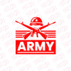 Proud Army Family Sticker for Vehicles