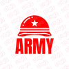 Army Service Emblem Decal for Safety