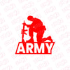 Army Officer Shield Decal for Drivers