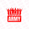 Army Parent on Board Sticker for SUVs