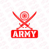 Army Duty Sticker for Safe Roads