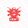 Classic Army Star Sticker for Cars