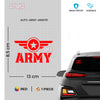 Proud Army Officer on Board Sticker