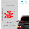 Road Awareness Army Shield Car Decal