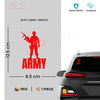 Army Forces on Duty Sticker for Cars