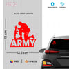 Army Officer Shield Decal for Drivers