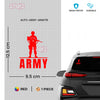 Army Veteran Car Decal for Road Safety